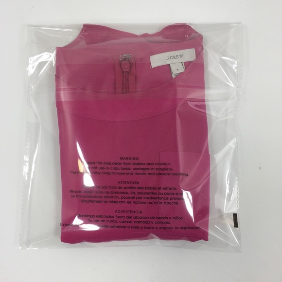 J. Crew | Pink 100% Silk 3/4 Sleeve Blouse - Picture 6 of 6